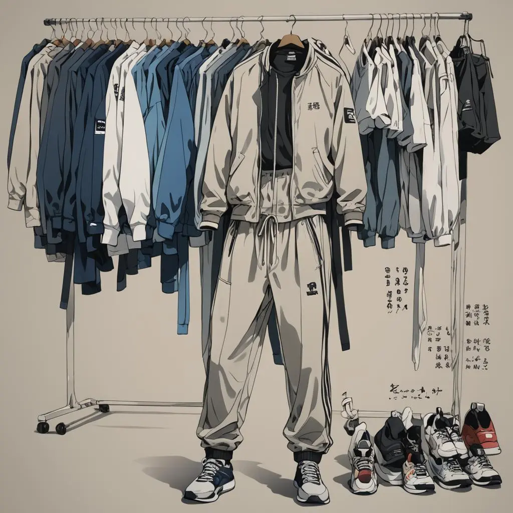 Oddfunk Track Pants Illustrated Design
