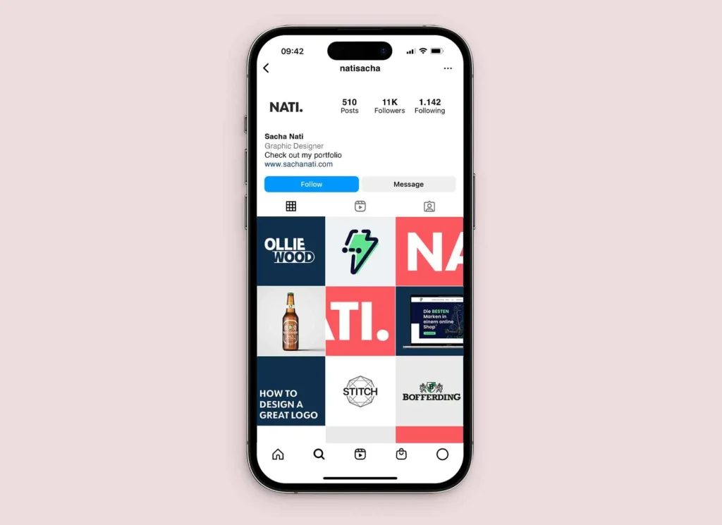 Instagram-on-phone-mockup
